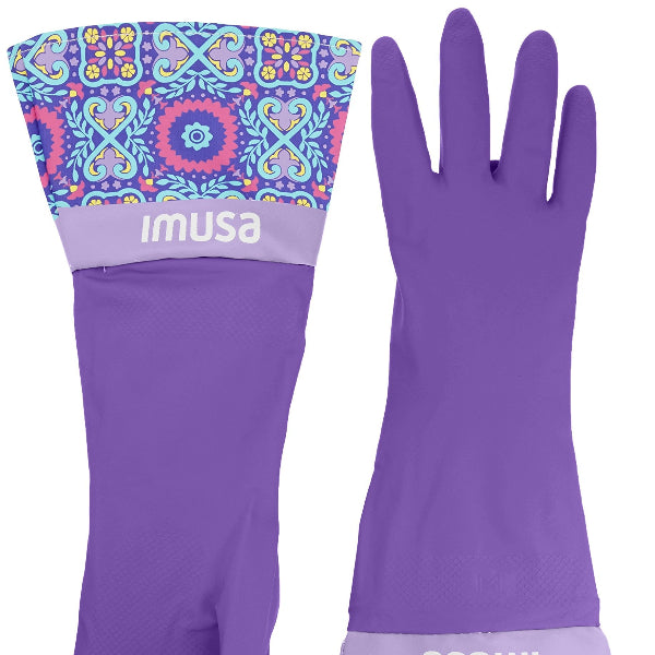 Long Handle Washing Gloves - Rubber & Silicon
