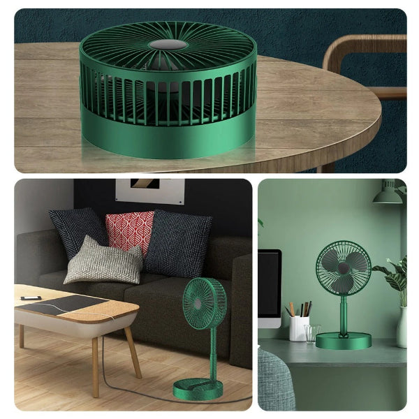 Rechargeable - Portable Telescopic Folding / Table Fan