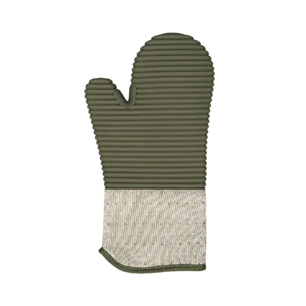 silicon printed gloves oven mitts cotton lining heat resistant dishwashing gloves